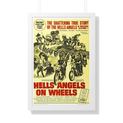 HELLS ANGELS ON WHEELS 1967 - Framed Movie Poster-20" x 30"-The Sticker Space