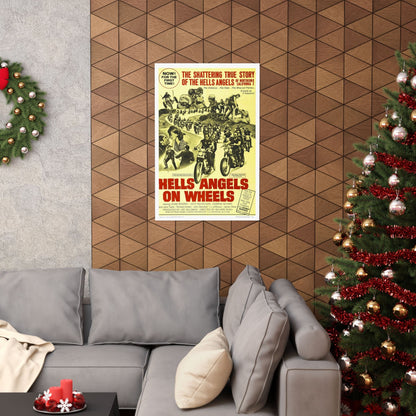 HELLS ANGELS ON WHEELS 1967 - Paper Movie Poster-The Sticker Space