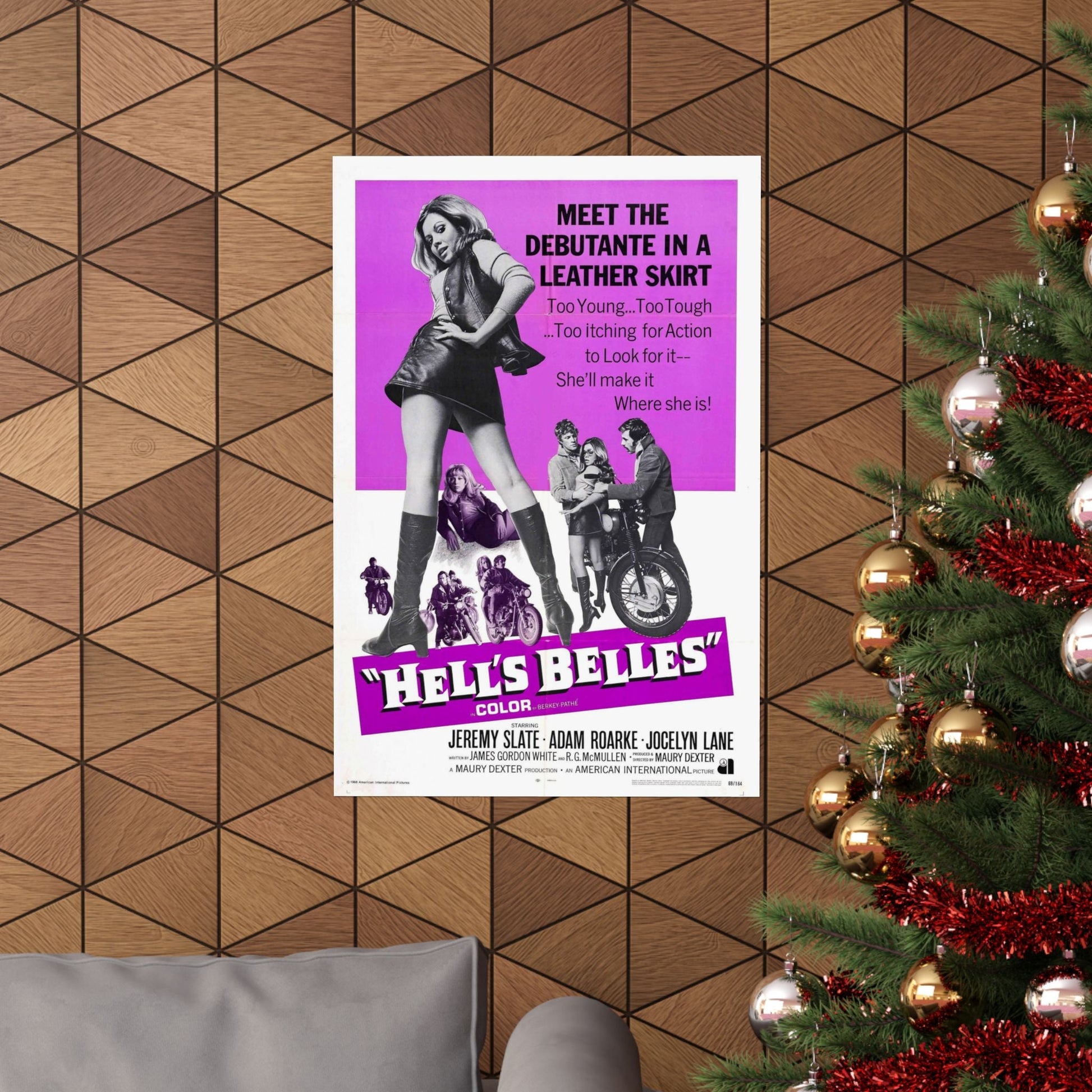 HELL'S BELLES 1969 - Paper Movie Poster-The Sticker Space