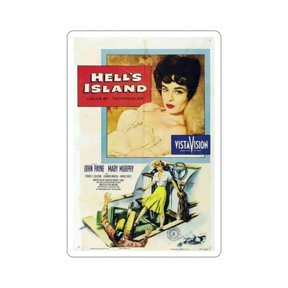 Hells Island 1955 Movie Poster STICKER Vinyl Die-Cut Decal - The Sticker Space