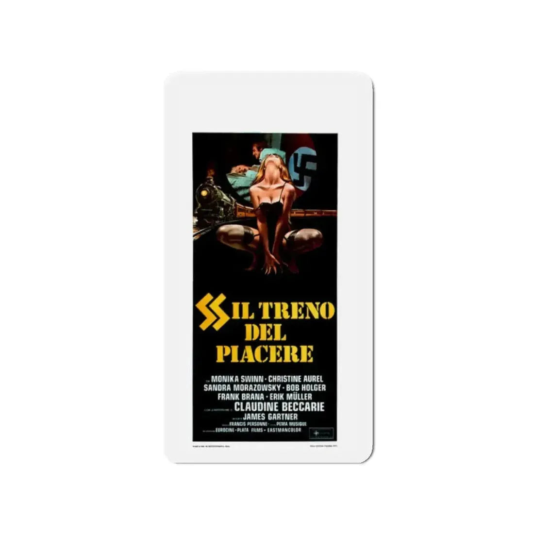 HELLTRAIN (SPECIAL TRAIN FOR HITLER) 1977 Movie Poster - Refrigerator Magnet - The Sticker Space