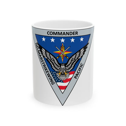 HELMARSTRIKEWING Pacific Helicopter Maritime Strike Wing (U.S. Navy) White Coffee Mug-11oz-The Sticker Space