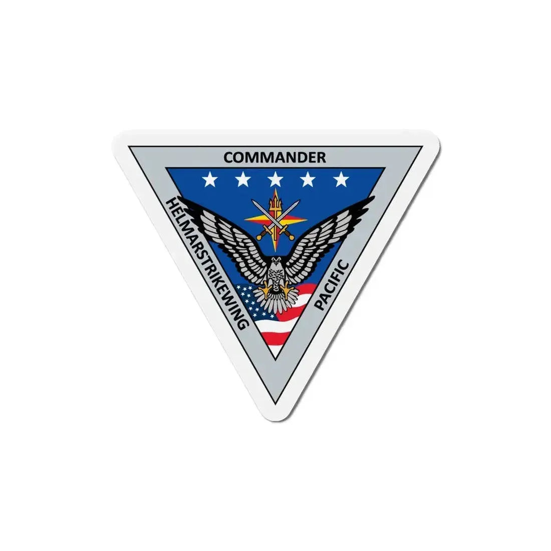 HELMARSTRIKEWING Pacific Helicopter Maritime Strike Wing (U.S. Navy) Refrigerator Magnet 5 Inch - The Sticker Space