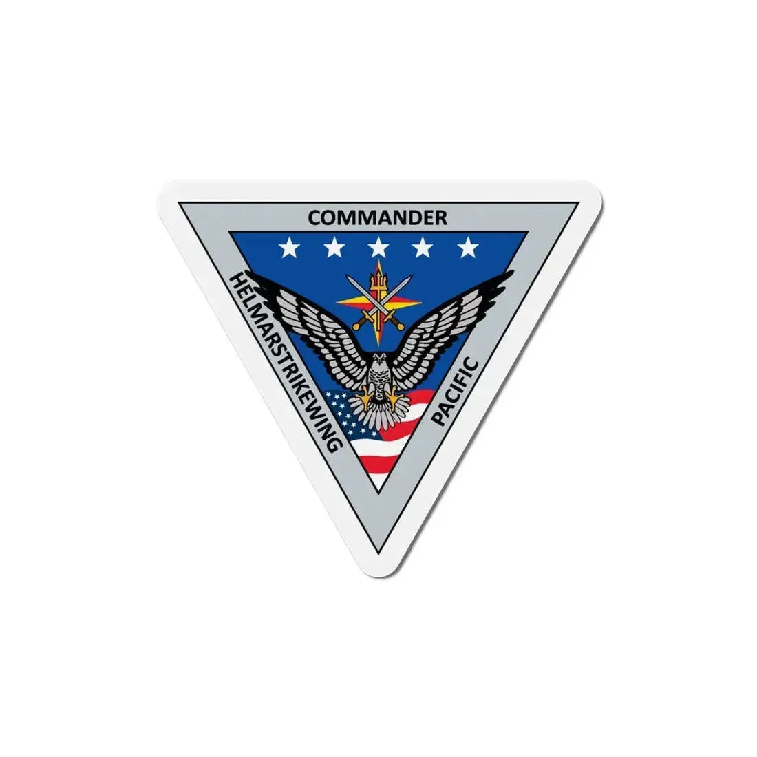 HELMARSTRIKEWING Pacific Helicopter Maritime Strike Wing (U.S. Navy) Refrigerator Magnet 6 Inch - The Sticker Space
