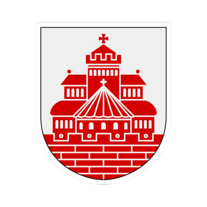 Helsingborg vapen (Sweden) (Coat of Arms) STICKER Vinyl Kiss-Cut Decal 2 Inch White - The Sticker Space