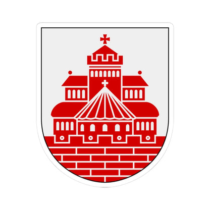 Helsingborg vapen (Sweden) (Coat of Arms) STICKER Vinyl Kiss-Cut Decal 3 Inch White - The Sticker Space