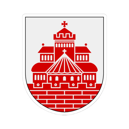 Helsingborg vapen (Sweden) (Coat of Arms) STICKER Vinyl Kiss-Cut Decal 4 Inch White - The Sticker Space