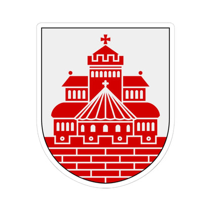Helsingborg vapen (Sweden) (Coat of Arms) STICKER Vinyl Kiss-Cut Decal 6 Inch White - The Sticker Space