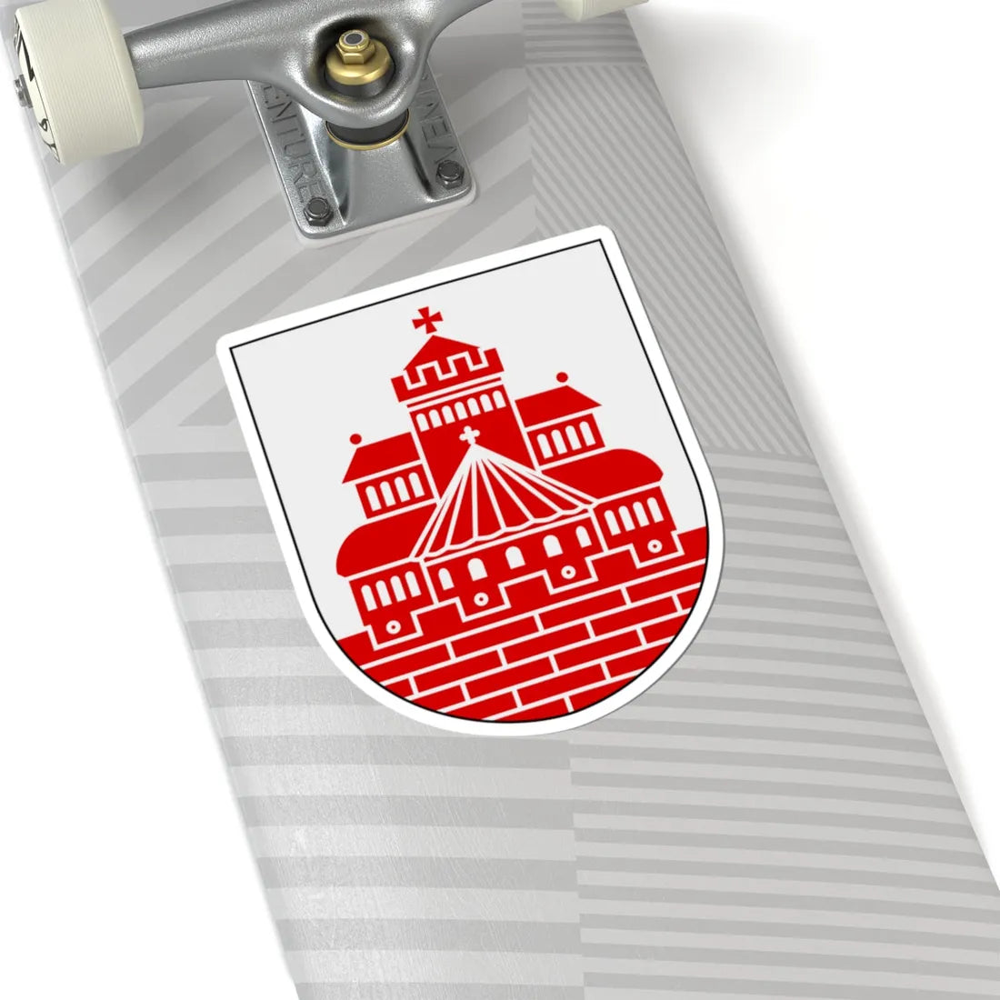 Helsingborg vapen (Sweden) (Coat of Arms) STICKER Vinyl Kiss-Cut Decal - The Sticker Space