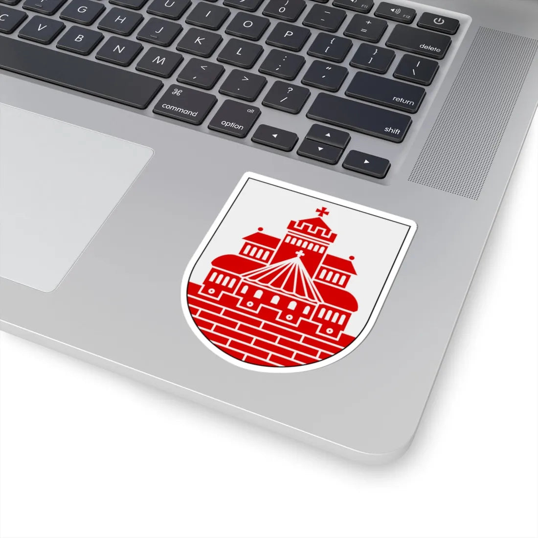 Helsingborg vapen (Sweden) (Coat of Arms) STICKER Vinyl Kiss-Cut Decal - The Sticker Space