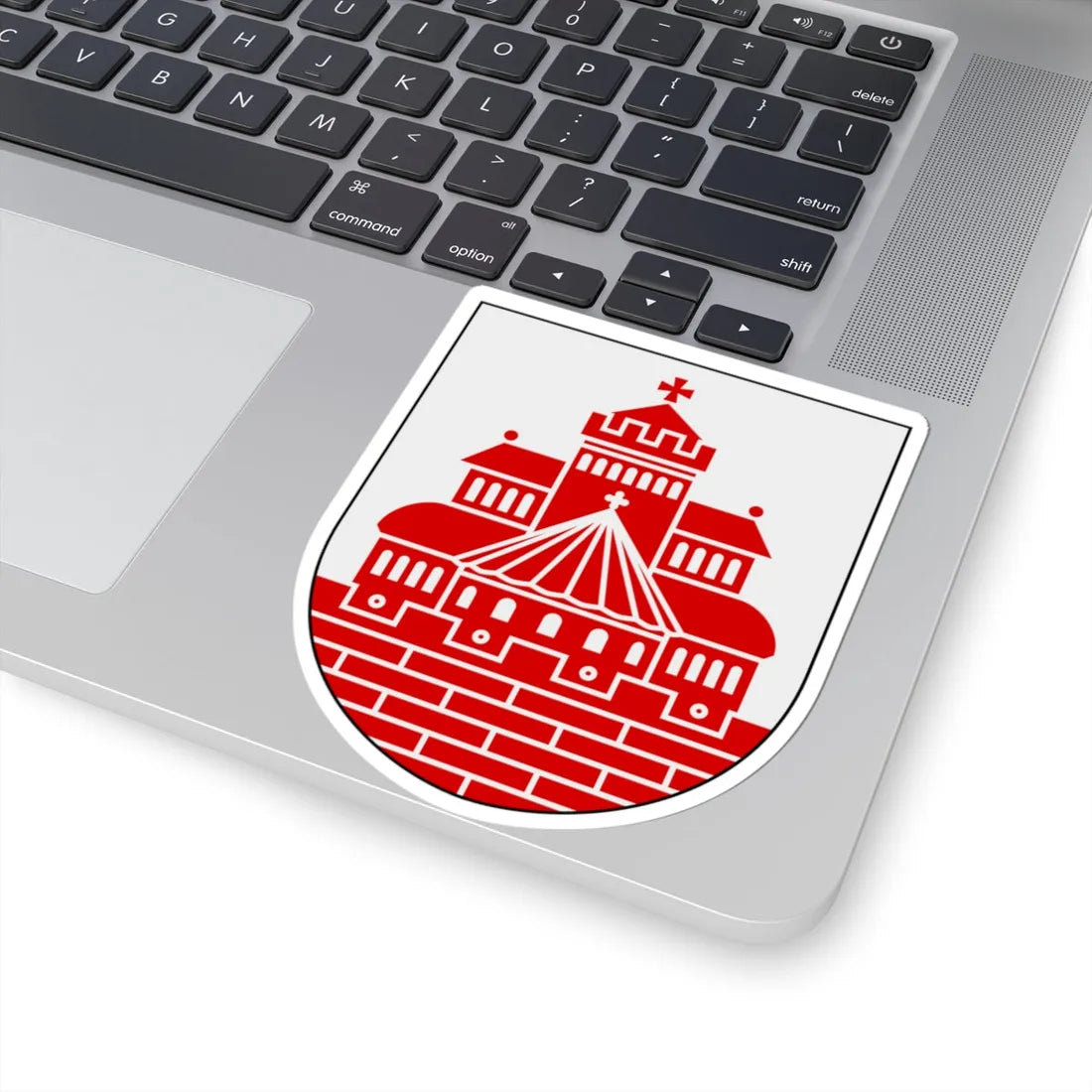 Helsingborg vapen (Sweden) (Coat of Arms) STICKER Vinyl Kiss-Cut Decal - The Sticker Space