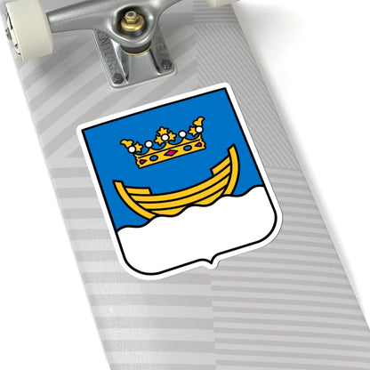 Helsingfors stadsvapen (Finland) (Coat of Arms) STICKER Vinyl Kiss-Cut Decal - The Sticker Space