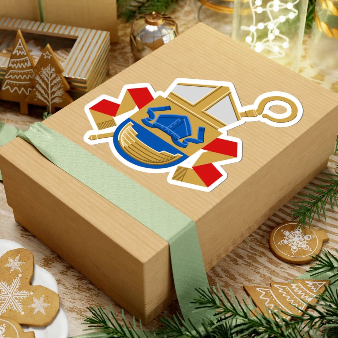 Helsingin piispan vaakuna (Finland) (Coat of Arms) STICKER Vinyl Kiss-Cut Decal - The Sticker Space