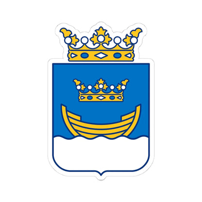Helsingin vaakuna yläkruunullinen (Finland) (Coat of Arms) STICKER Vinyl Kiss-Cut Decal - The Sticker Space