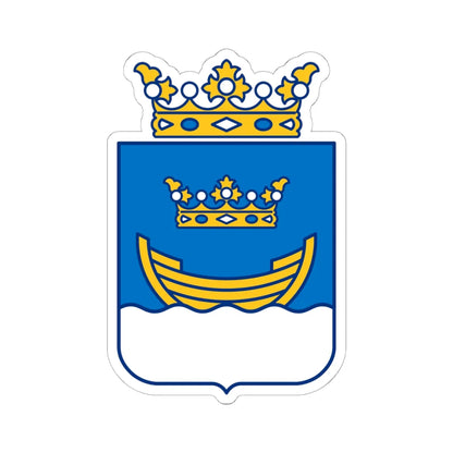 Helsingin vaakuna yläkruunullinen (Finland) (Coat of Arms) STICKER Vinyl Kiss-Cut Decal - The Sticker Space