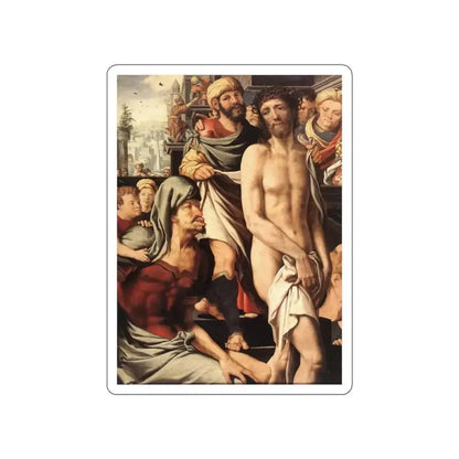 HEMESSEN, Jan Sanders van - Christ Mocked (detail) (Artwork) STICKER Vinyl Die-Cut Decal White Die-Cut 2 Inch - The Sticker Space