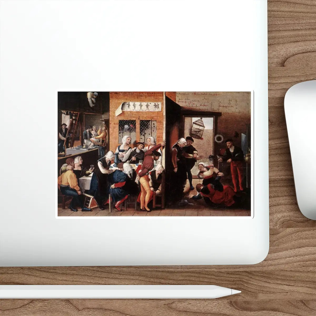 SKU:22993334306699124173 Sticker types:White Shape:Die-Cut Sizes:6" × 6"