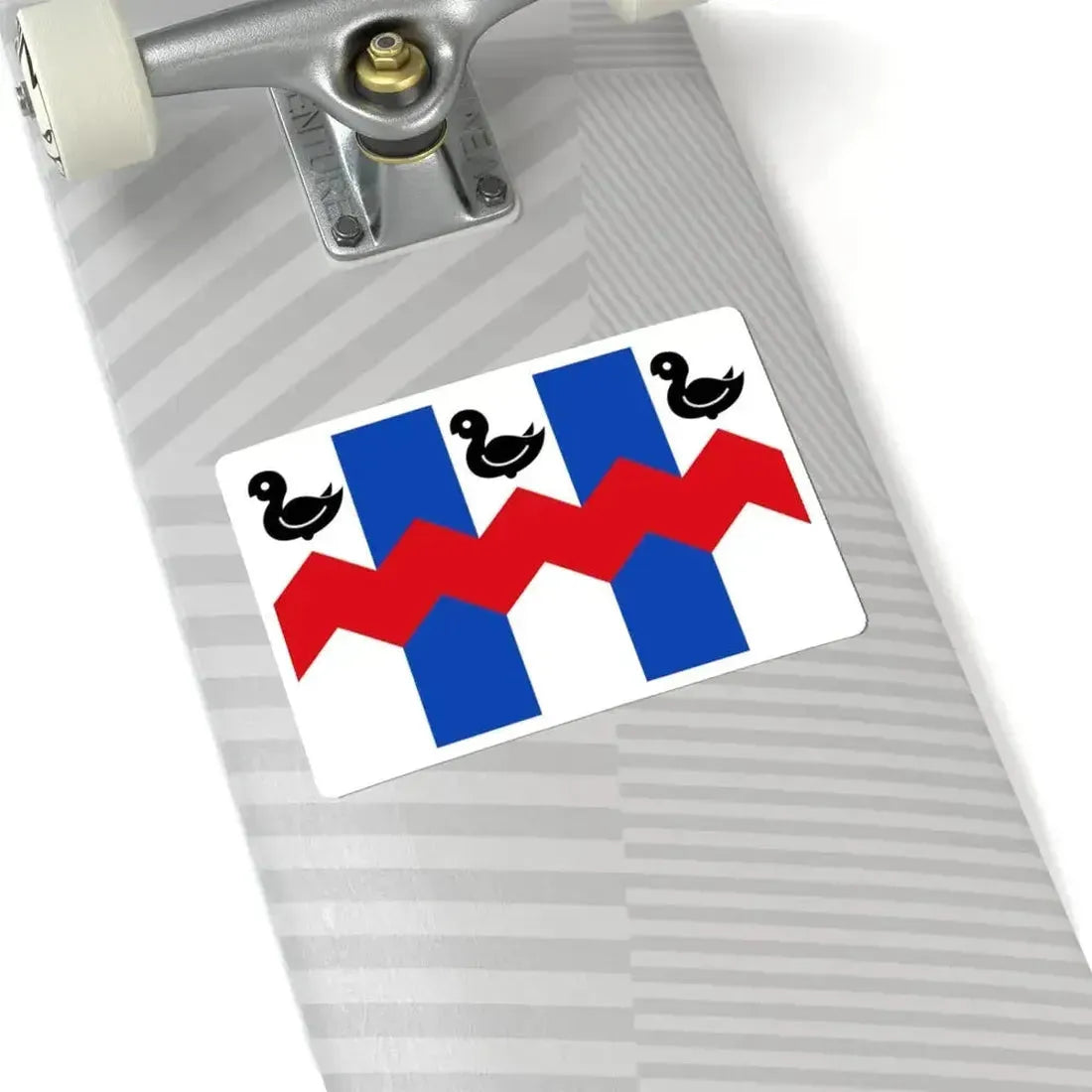 Hemiksem vlag (Belgium) STICKER Vinyl Kiss-Cut Decal - The Sticker Space
