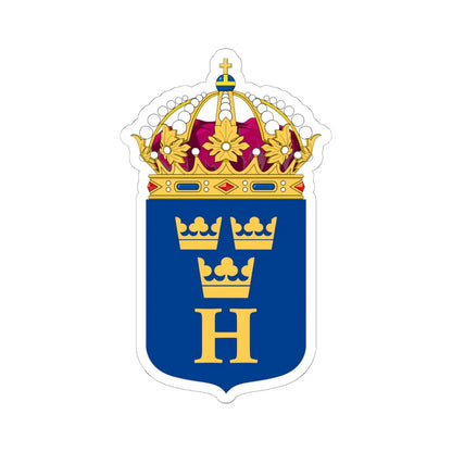 Hemvarnet vapen bra (Sweden) (Coat of Arms) STICKER Vinyl Kiss-Cut Decal 6 Inch White - The Sticker Space