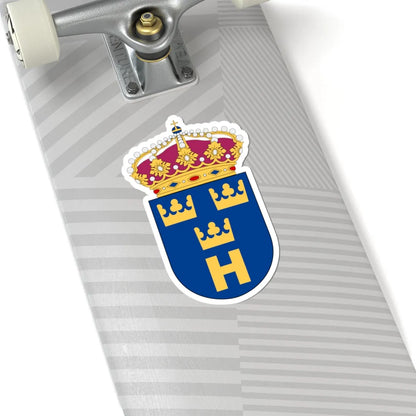 Hemvärnet vapen (Sweden) (Coat of Arms) STICKER Vinyl Kiss-Cut Decal - The Sticker Space