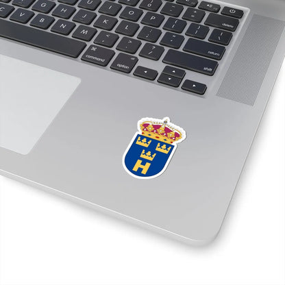 Hemvärnet vapen (Sweden) (Coat of Arms) STICKER Vinyl Kiss-Cut Decal - The Sticker Space