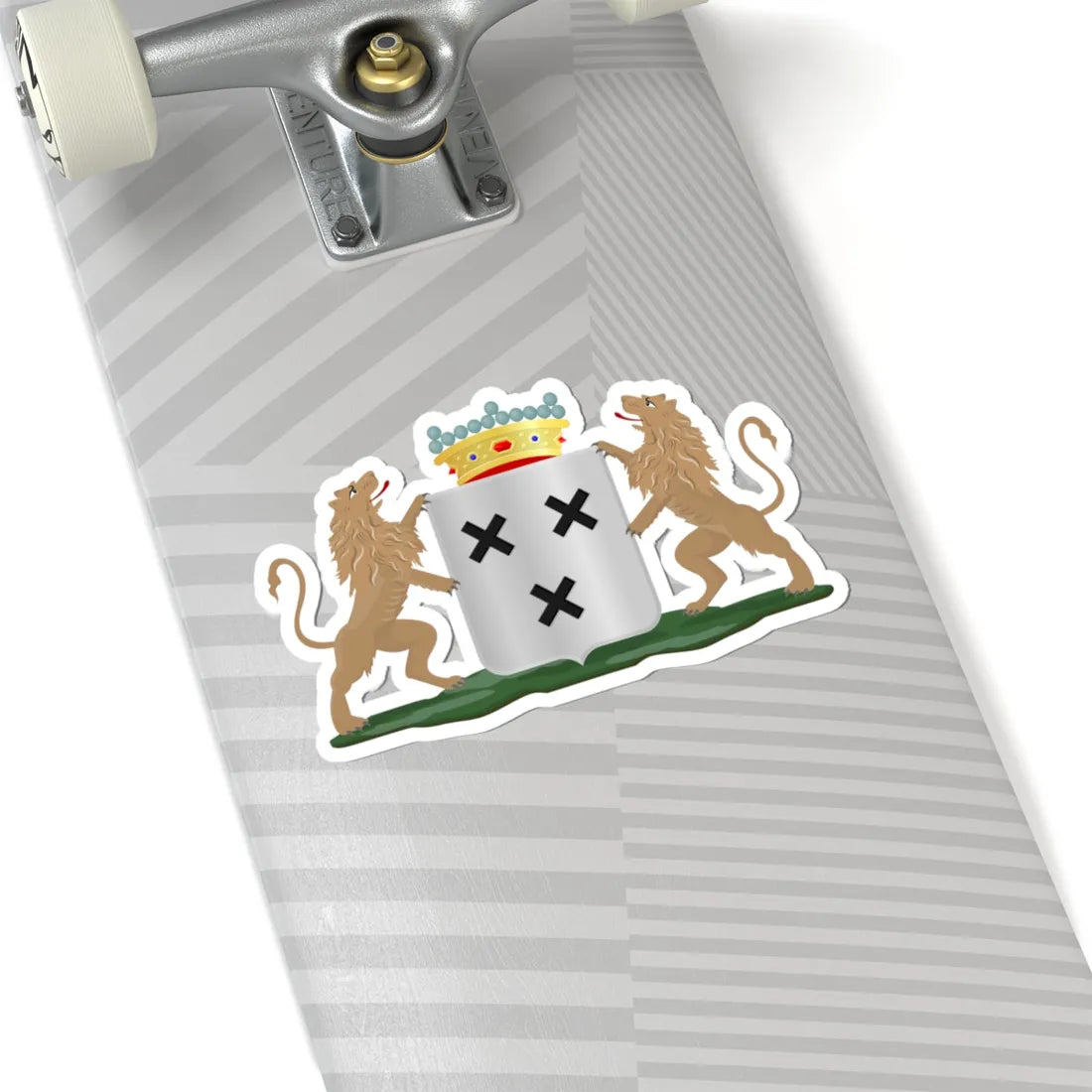 Hendrik-Ido-Ambacht wapen (Netherlands) (Coat of Arms) STICKER Vinyl Kiss-Cut Decal - The Sticker Space