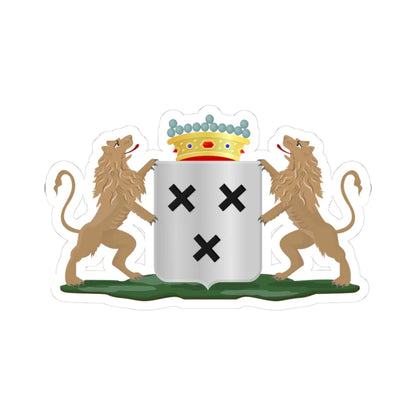 Hendrik-Ido-Ambacht wapen (Netherlands) (Coat of Arms) STICKER Vinyl Kiss-Cut Decal - The Sticker Space