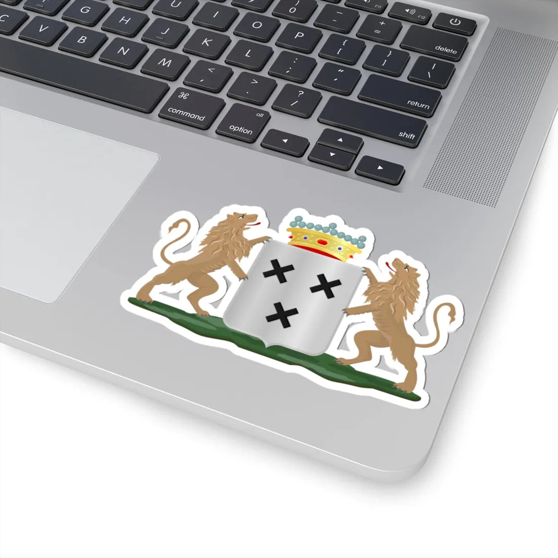 Hendrik-Ido-Ambacht wapen (Netherlands) (Coat of Arms) STICKER Vinyl Kiss-Cut Decal - The Sticker Space