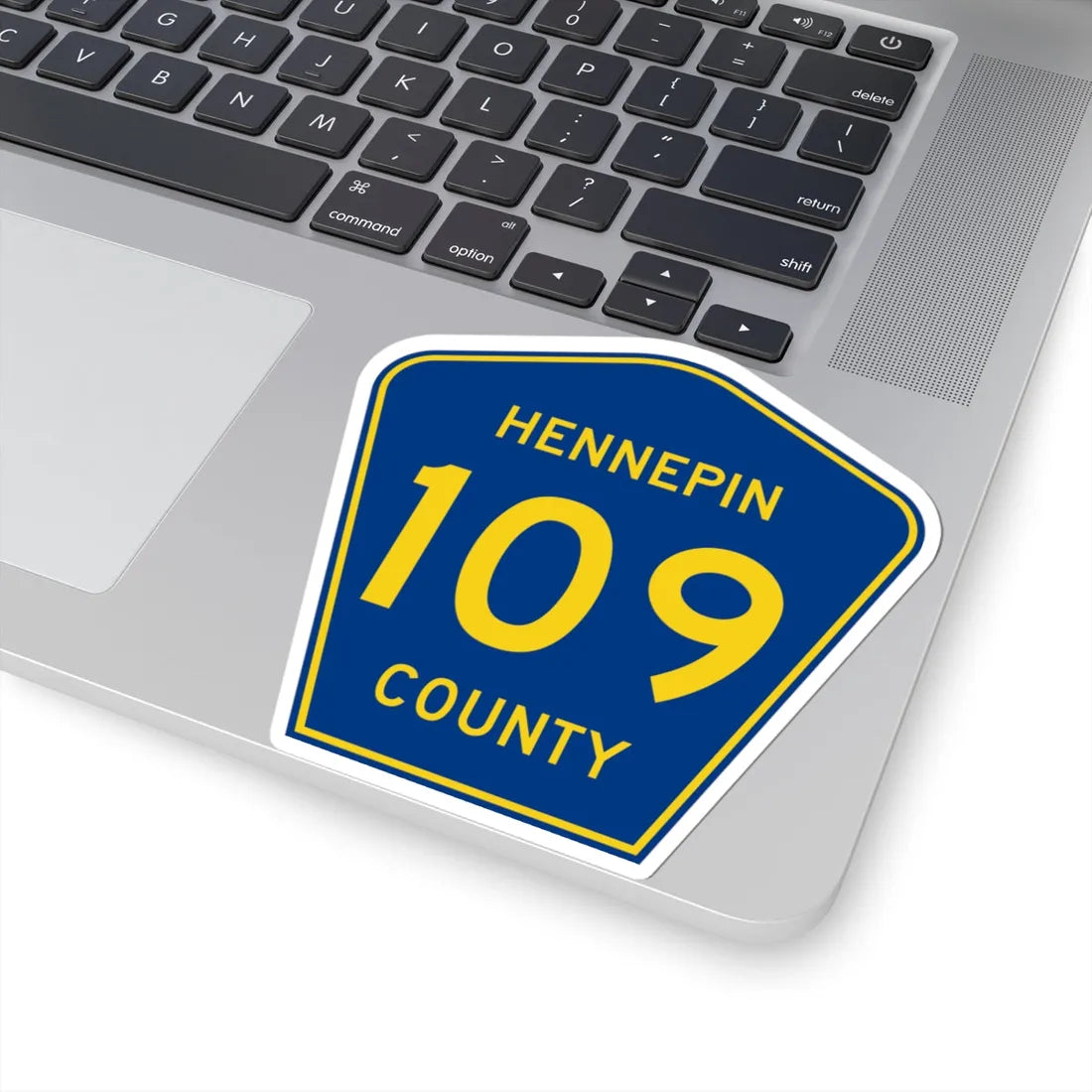 Hennepin County 109 (Minnesota) (Road Sign) STICKER Vinyl Kiss-Cut Decal - The Sticker Space