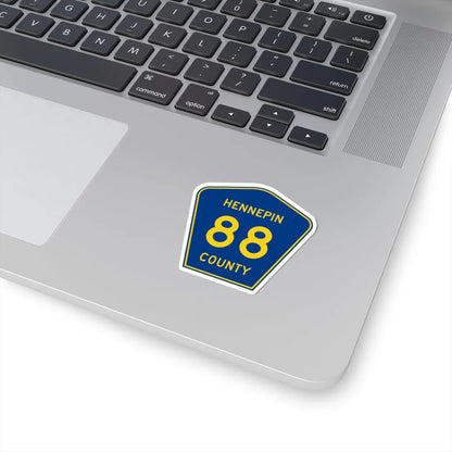 Hennepin County 88 (Minnesota) (Road Sign) STICKER Vinyl Kiss-Cut Decal - The Sticker Space
