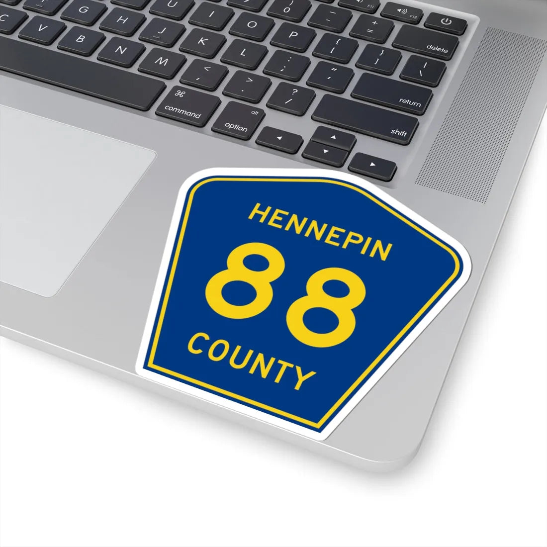 Hennepin County 88 (Minnesota) (Road Sign) STICKER Vinyl Kiss-Cut Decal - The Sticker Space