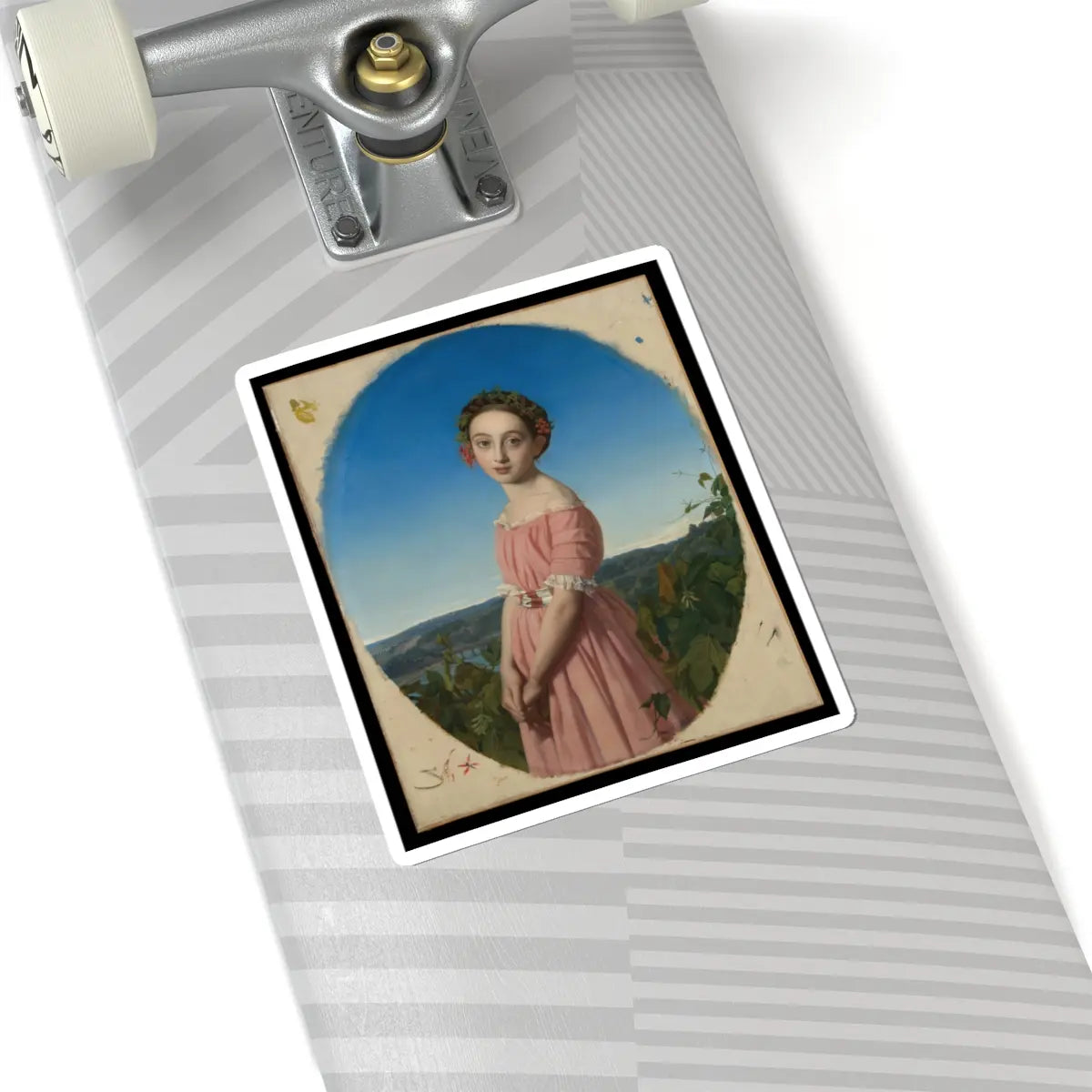 SKU:TSS-STICK-HNRLHM-6X6-1N1HZ Sizes:6" × 6" Types:White