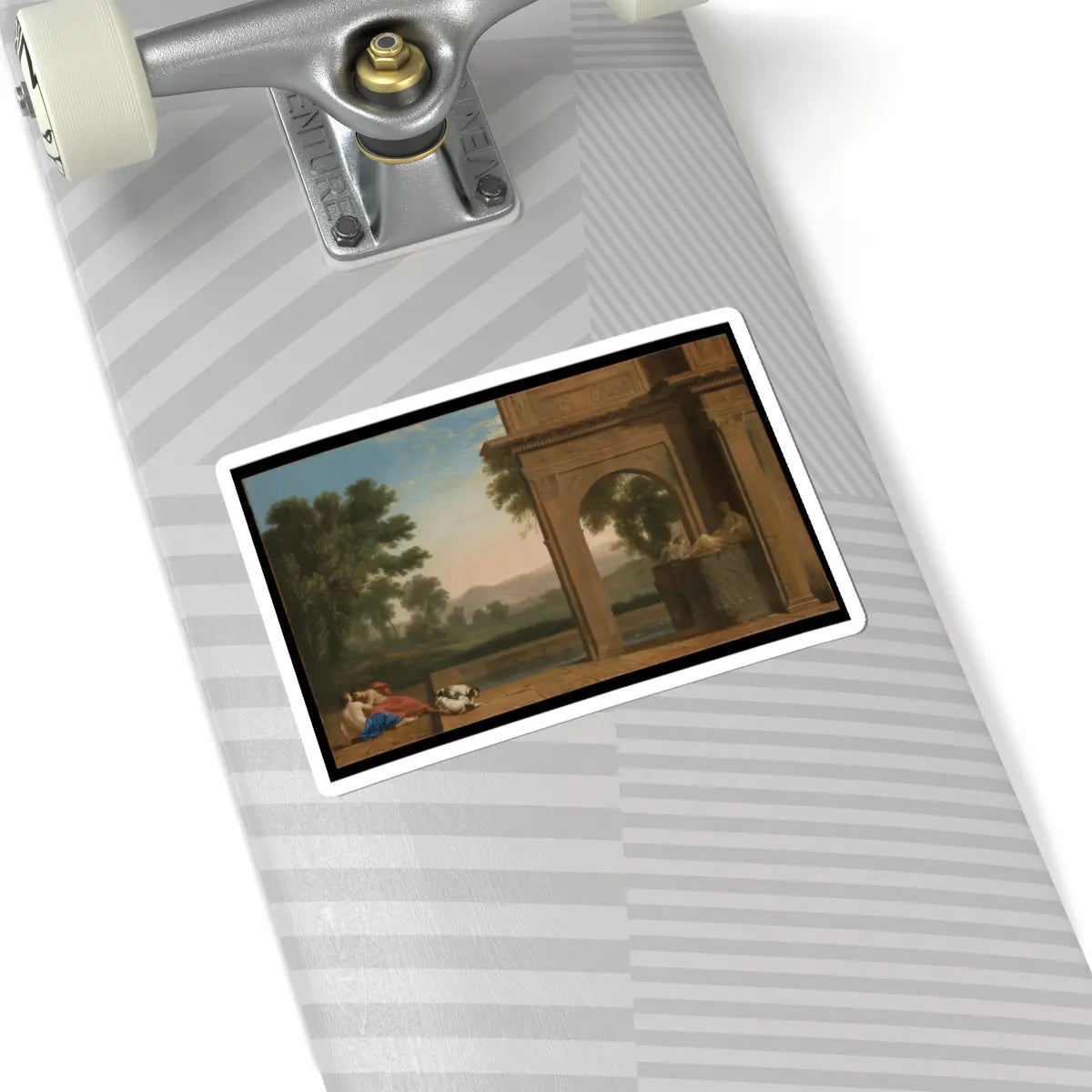 SKU:TSS-STICK-HNRMPR-6X6-1N1I1 Sizes:6" × 6" Types:White