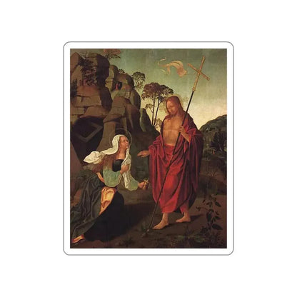 HENRIQUES, Francisco - Apparition of Christ to Magdalen (Artwork) STICKER Vinyl Die-Cut Decal White Die-Cut 5 Inch - The Sticker Space