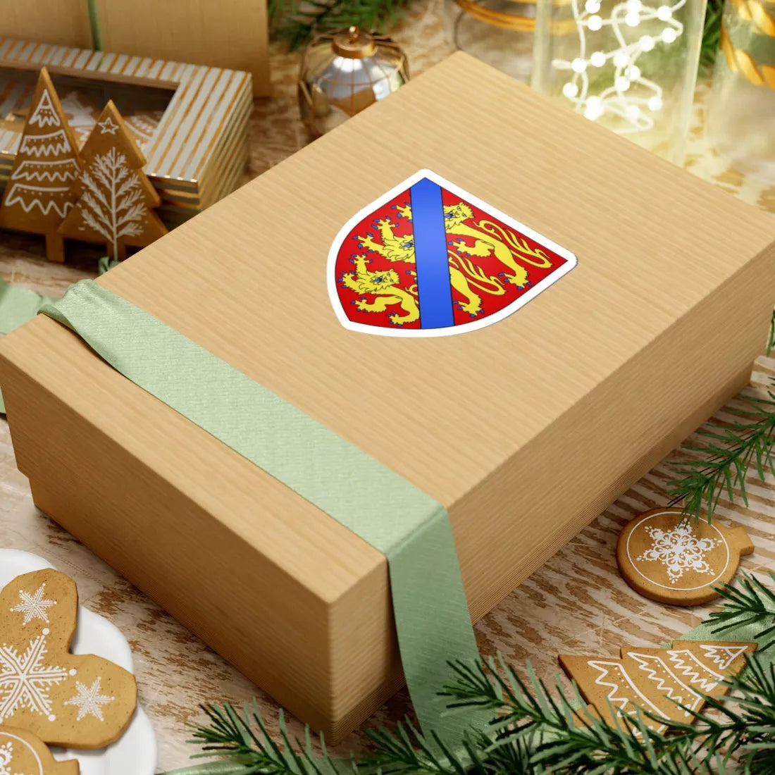 Henry of Leceister Arms (England) (Coat of Arms) STICKER Vinyl Kiss-Cut Decal - The Sticker Space