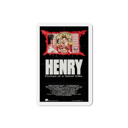Henry Portrait of a Serial Killer 1986 Movie Poster Refrigerator Magnet 2 Inch - The Sticker Space