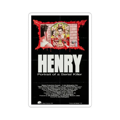 Henry Portrait of a Serial Killer 1986 Movie Poster STICKER Vinyl Die-Cut Decal 2 Inch - The Sticker Space