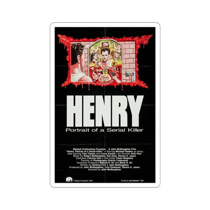 Henry Portrait of a Serial Killer 1986 Movie Poster STICKER Vinyl Die-Cut Decal 4 Inch - The Sticker Space