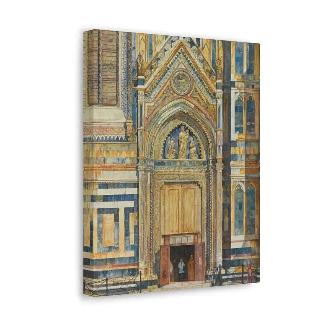 Henry Roderick Newman (1833-1918) Porta Dei Canonici, Duomo, Florence 1879 - Canvas Wall Art - The Sticker Space