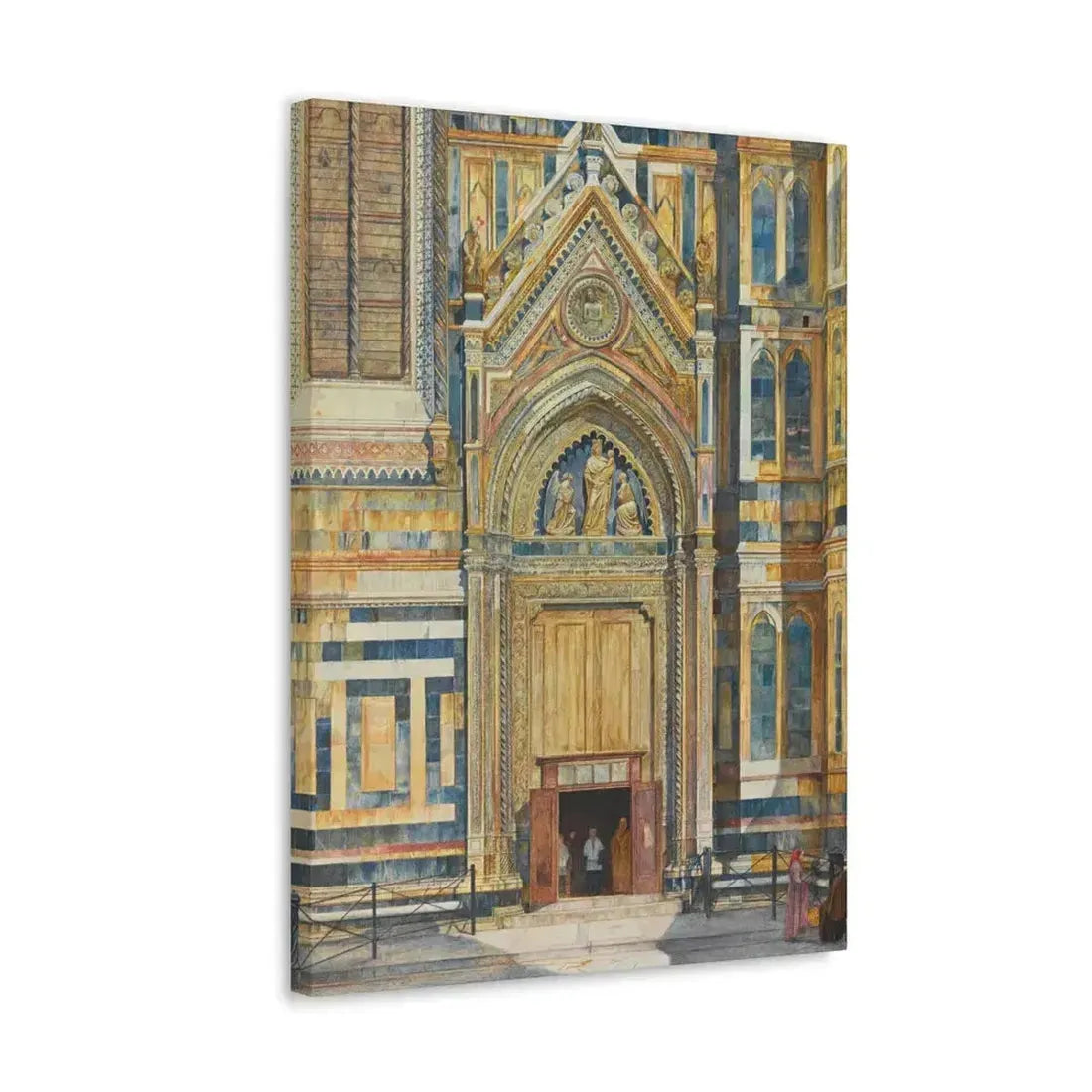 Henry Roderick Newman (1833-1918) Porta Dei Canonici, Duomo, Florence 1879 - Canvas Wall Art - The Sticker Space