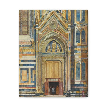 Henry Roderick Newman (1833-1918) Porta Dei Canonici, Duomo, Florence 1879 - Canvas Wall Art - The Sticker Space