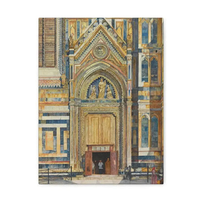 Henry Roderick Newman (1833-1918) Porta Dei Canonici, Duomo, Florence 1879 - Canvas Wall Art - The Sticker Space