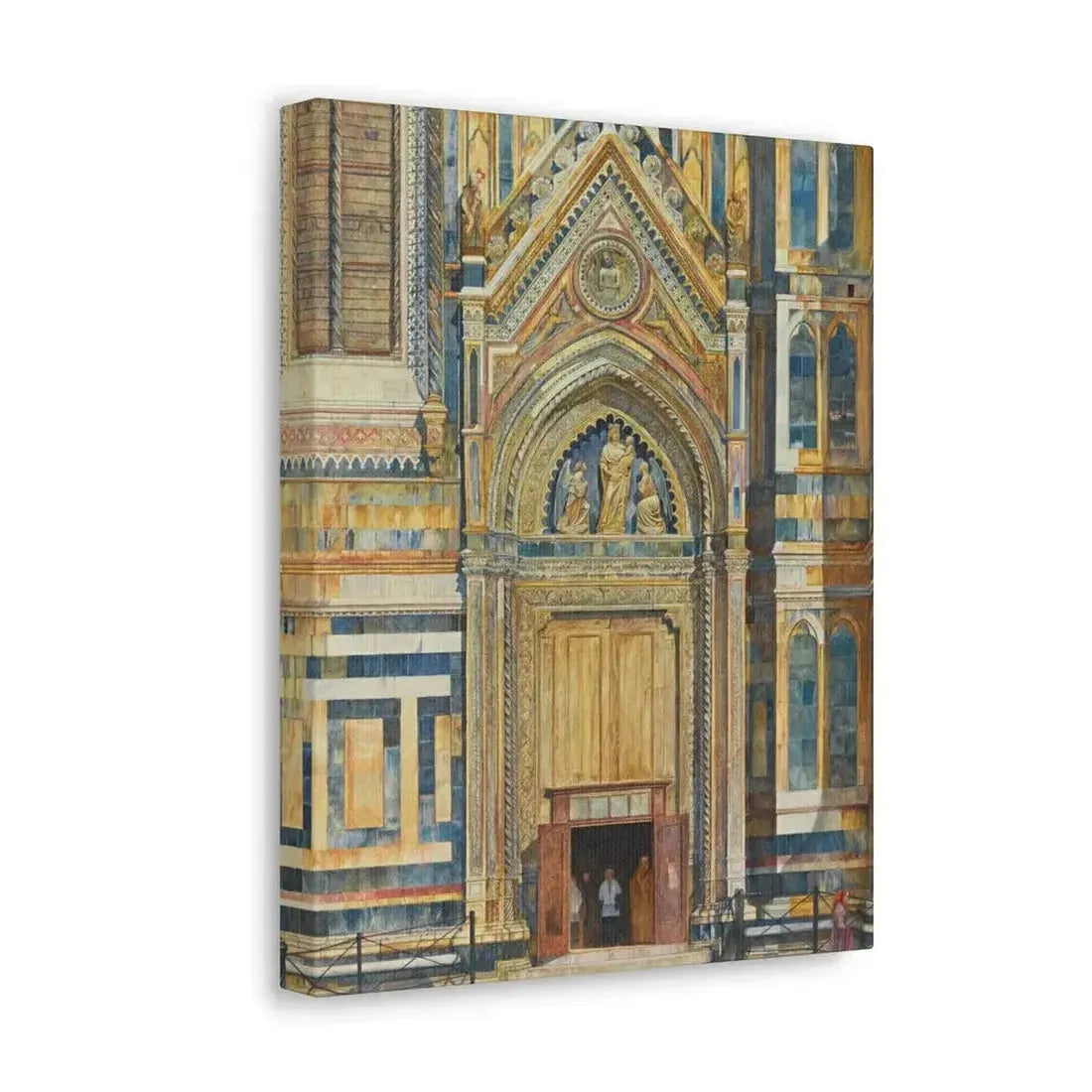 Henry Roderick Newman (1833-1918) Porta Dei Canonici, Duomo, Florence 1879 - Canvas Wall Art - The Sticker Space