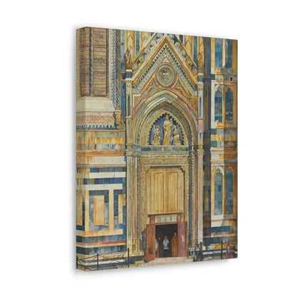 Henry Roderick Newman (1833-1918) Porta Dei Canonici, Duomo, Florence 1879 - Canvas Wall Art - The Sticker Space