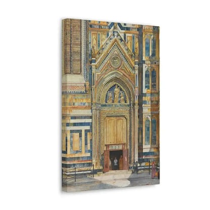 Henry Roderick Newman (1833-1918) Porta Dei Canonici, Duomo, Florence 1879 - Canvas Wall Art - The Sticker Space