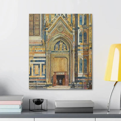 Henry Roderick Newman (1833-1918) Porta Dei Canonici, Duomo, Florence 1879 - Canvas Wall Art - The Sticker Space