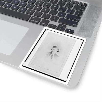 Henry Stein, Head-and-Shoulders Portrait, Facing Front (U.S. Civil War) STICKER Vinyl Kiss-Cut Decal - The Sticker Space