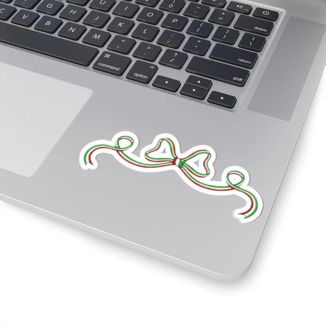 Heraldic ribbon with italian colours (Italy) (Coat of Arms) STICKER Vinyl Kiss-Cut Decal - The Sticker Space