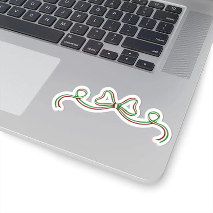 Heraldic ribbon with italian colours (Italy) (Coat of Arms) STICKER Vinyl Kiss-Cut Decal - The Sticker Space