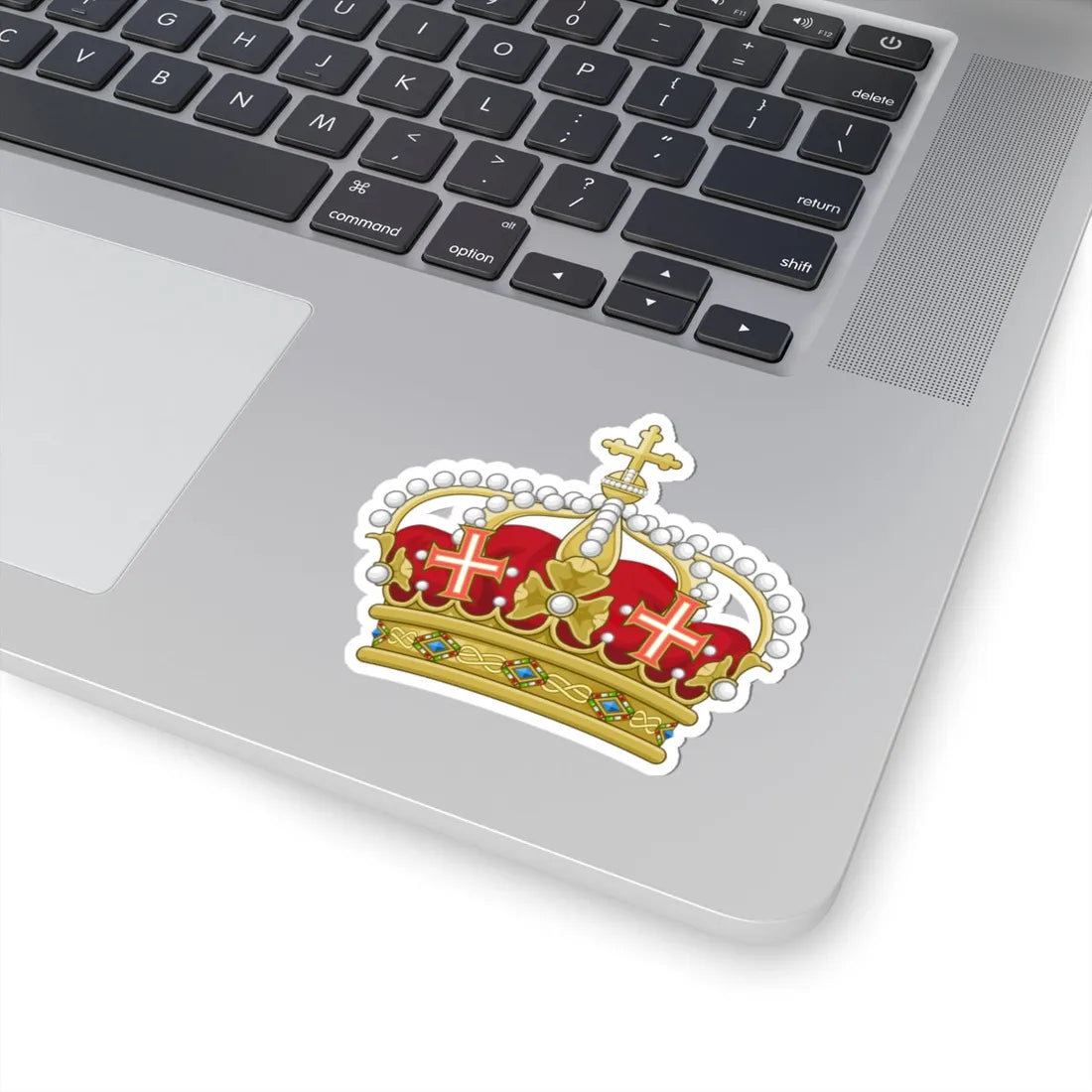 Heraldic Royal Crown of Italy (Italy) (Coat of Arms) STICKER Vinyl Kiss-Cut Decal - The Sticker Space
